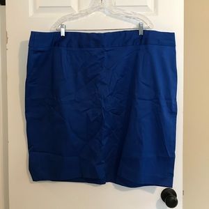 Lane Bryant, eye catching blue skirt